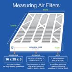 Nordic Pure MERV 10 Carbon Air Filter 16x25x3