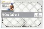 Proairtek 20x30x1 MERV 11 Air Filters, 4-Pack