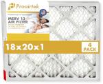 Proairtek 18x20x1 MERV 13 Air Filters Pack of 4