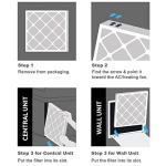 Aerostar 10x10x1 MERV 13 Air Filters, Pack of 4