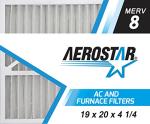 Aerostar MERV 8 Pleated Air Filter - 2 Pack
