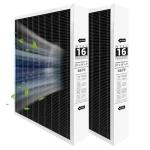 20x25x5 MERV 16 Carbon Air Filter - 2 Pack