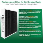 20x25x5 MERV 16 Carbon Air Filter - 2 Pack