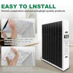 20x25x5 MERV 16 Carbon Air Filter - 2 Pack