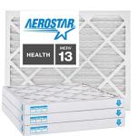 Aerostar MERV 13 Pleated Air Filter, 16x25x2