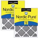 Nordic Pure 12x20x1 MERV 10 Air Filters 2-Pack