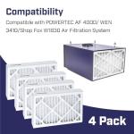 5-Micron Air Filter Replacement 4-Pack