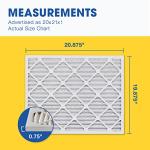 Aerostar MERV 13 Pleated Air Filters 12 Pack