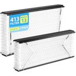 2-Pack MERV 13 Replacement Air Filter 16x25x4