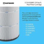 Hayward CCX1500RE Pool Filter Cartridge, 150 Sq Ft