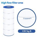 Cryspool® 08055 Pool Filter Cartridge, 120 Sq. Ft