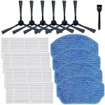 Robot Vacuum and Mop Combo Filter Accessories Set