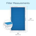 Medify Pro MERV 14 16x25x4 Air Filters 2-Pack