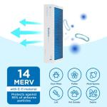 Medify Pro MERV 14 16x25x4 Air Filters 2-Pack