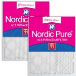 Nordic Pure MERV 11 Mini Pleat Air Filters 2 Pack