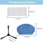 Robot Vacuum and Mop Combo Filter Accessories Set