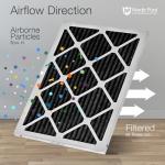 Nordic Pure 18x24 Carbon Pleated Air Filters 4 Pack