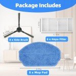 MAMNV BR151 Robot Vacuum Parts Set