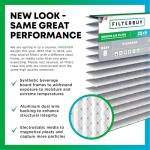 Filterbuy 25x5 MERV 8 Furnace Air Filters 2-Pack