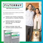Filterbuy 25x5 MERV 8 Furnace Air Filters 2-Pack