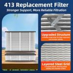 MERV 13 Replacement Air Filter, 16"x28"x4
