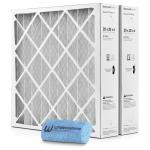 20x20x4 MERV 11 Pleated Air Filters, 2-Pack