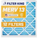 Filter King 13x25 Air Filters - 12 Pack