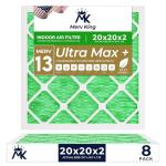 MervKing 20x20x2 MERV 13 Air Filter 8-Pack