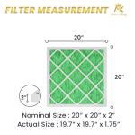 MervKing 20x20x2 MERV 13 Air Filter 8-Pack