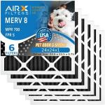 AIRX Wicked Clean 24x24x1 Odor Eliminator Filters