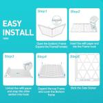 Aervivo 16x25x1 MERV8 Reusable Air Filter Kit