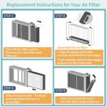 16x25x5 MERV 13 Lennox Air Filter 2-Pack