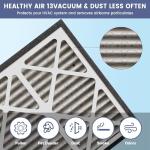 20x20x3 MERV 13 Pleated Air Filters - 2 Pack