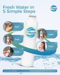 EcoBlueLife Replacement Water Filter for Refrigerators