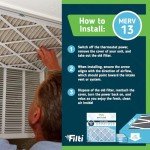 FILTI 16x20x2 Air Filter MERV 13 | Pleated Home Air Filter | HVAC AC Furnace Filter MADE IN USA (12 Pack)(FULL CASE) (16x20x2)
