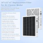 20x25x5 MERV 16 Air Filter for HVAC Systems