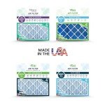 FILTI 16x20x2 Air Filter MERV 13 | Pleated Home Air Filter | HVAC AC Furnace Filter MADE IN USA (12 Pack)(FULL CASE) (16x20x2)