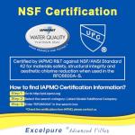 EXCELPURE RFC6600A Water Filter Replacement 2-Pack