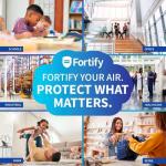 Fortify 16x25x5 MERV 11 HVAC Filters (2-Pack)