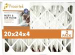 Proairtek 20x24x4 MERV 8 Air Filters - 2 Pack