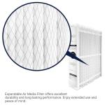 24" x 25" x 5" MERV 13 Air Filter 2-Pack