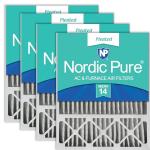 Nordic Pure 16x25x5 MERV 14 Air Filters 4-Pack