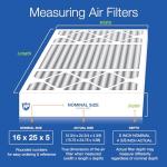 Nordic Pure 16x25x5 MERV 14 Air Filters 4-Pack