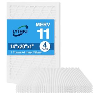 14x20x1 MERV 11 Reusable Air Filter Pack