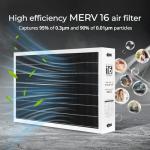 Vilaso MERV 16 Air Filter 2 Pack - 16x25x5