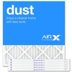 AIRx Filters MERV 8 Pleated Air Filters, 21x22x1
