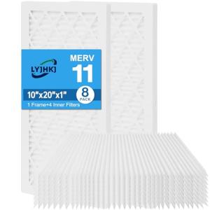 10x20x1 MERV 11 Air Filter - 8 Pack