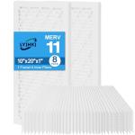 10x20x1 MERV 11 Air Filter - 8 Pack