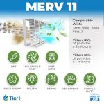 Tier1 MERV 11 20x20x4 Air Filter 6 Pack