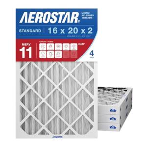 Aerostar 16x20 MERV 11 Air Filter Pack